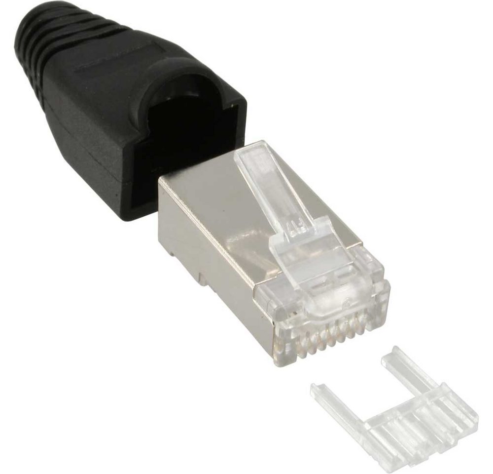Inline Kabelbinder Crimpstecker RJ45 geschirmt mit Knickschutz und Einfädelhilfe 100er Pa Inline Kabelbinder Crimpstecker RJ45 geschirmt mit Knickschutz und Einfädelhilfe 100er Pa von Inline