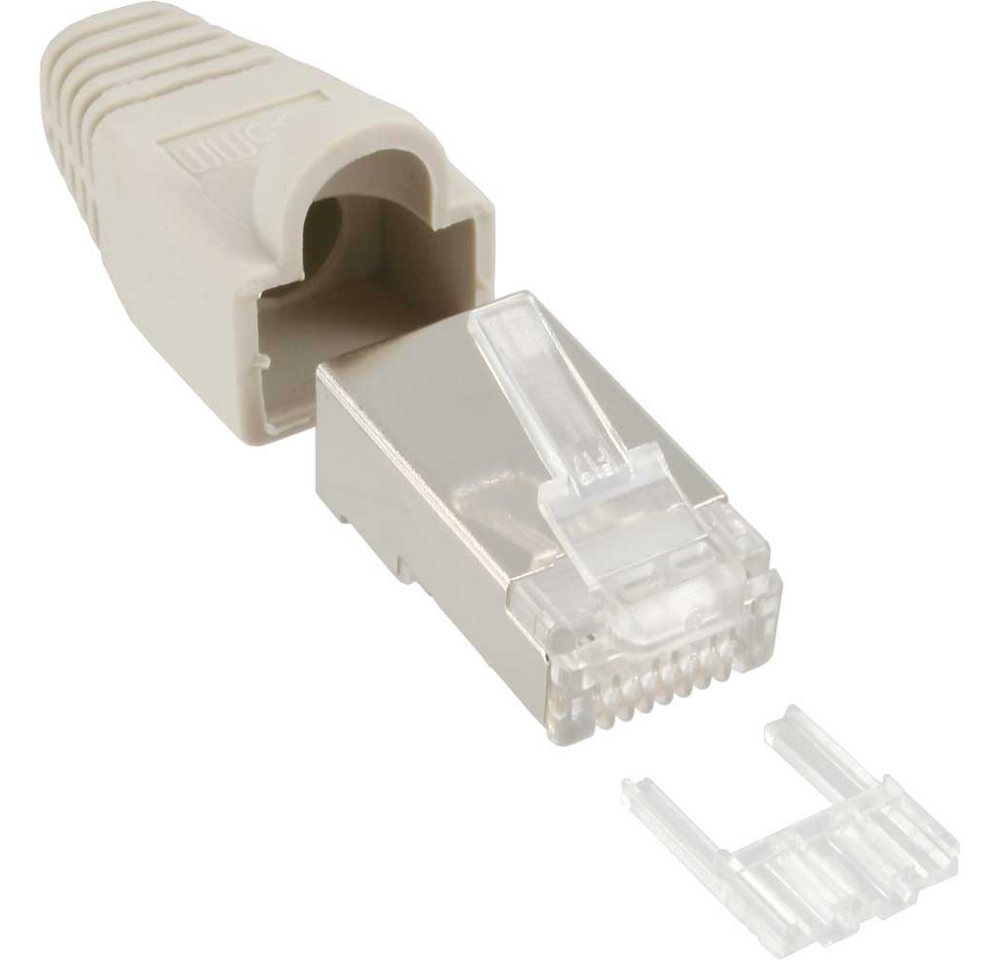 Inline Kabelbinder Crimpstecker RJ45 geschirmt mit Knickschutz und Einfädelhilfe 100er Pa Inline Kabelbinder Crimpstecker RJ45 geschirmt mit Knickschutz und Einfädelhilfe 100er Pa von Inline