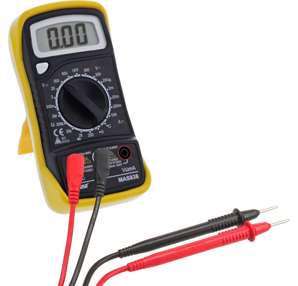 Inline Kabelbinder InLine® 43117 Multimeter, mit Temperatursensor und Transistormessung von Inline