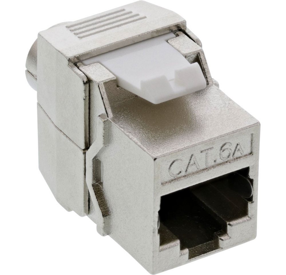 Inline Keystone RJ45 Buchse / LSA Einsatz, SNAP-In, Cat.6a, schmale Bauform Netzwerk-Patch-Panel Inline Keystone RJ45 Buchse / LSA Einsatz, SNAP-In, Cat.6a, schmale Bauform Netzwerk-Patch-Panel von Inline
