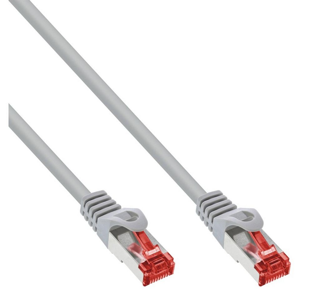 Inline Patchkabel grau 0,5m LAN-Kabel von Inline