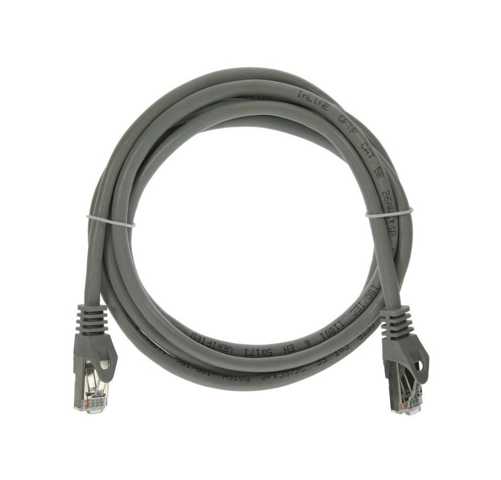 Inline grau 1m LAN-Kabel Inline grau 1m LAN-Kabel von Inline