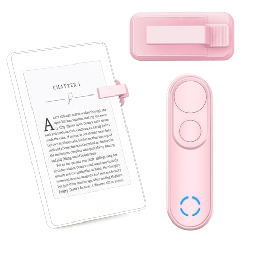 Inncarvs RF Fernbedienung Seitenwenden zum Lesen für Kindle, iPad, iPhone, Android Tablets E-Book Lesen Romane, RCPT07 Rosa Inncarvs RF Fernbedienung Seitenwenden zum Lesen für Kindle, iPad, iPhone, Android Tablets E-Book Lesen Romane, RCPT07 Rosa von Inncarvs