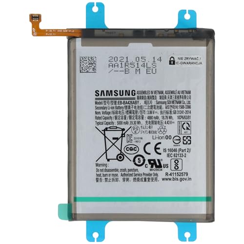 INNCOMM Batterie EB-BA426ABY für Samsung Galaxy A32 5G M22 M32 | Smartphone Handy Akku Original GH82-25123A | Li-Ion Zellen | 3.86V 5000mAh | Ersatzakku Markenakku | mit Würfel von Inncomm