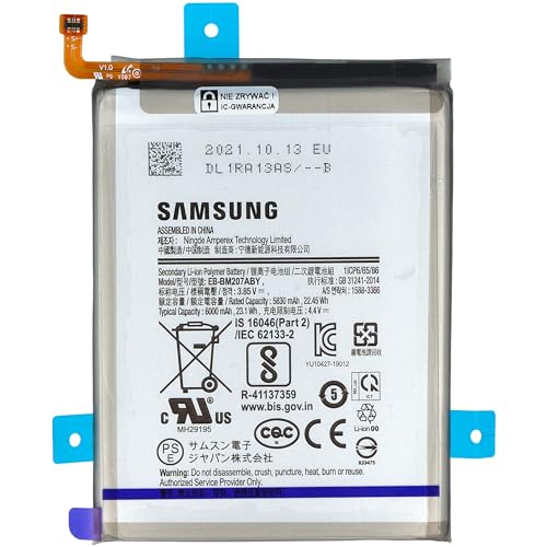 INNCOMM Batterie EB-BM207ABY für Samsung Galaxy M21 M30s | Smartphone Handy Akku Original GH82-21263A | Li-Ion Zellen | 3.85V 6000mAh | Ersatzakku Markenakku | mit Würfel INNCOMM Batterie EB-BM207ABY für Samsung Galaxy M21 M30s | Smartphone Handy Akku Original GH82-21263A | Li-Ion Zellen | 3.85V 6000mAh | Ersatzakku Markenakku | mit Würfel von Inncomm