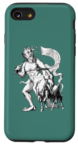 Böser Geist und Sündenbock Vektorillustration Hülle für iPhone SE (2020) / 7 / 8 von Inner Devils Gifts And Inner Demons Tees taiche