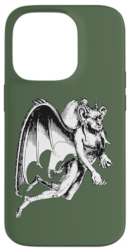 Dämon als Mensch mit riesigen Fledermausflügeln Hülle für iPhone 14 Pro Dämon als Mensch mit riesigen Fledermausflügeln Hülle für iPhone 14 Pro von Inner Devils Gifts And Inner Demons Tees taiche