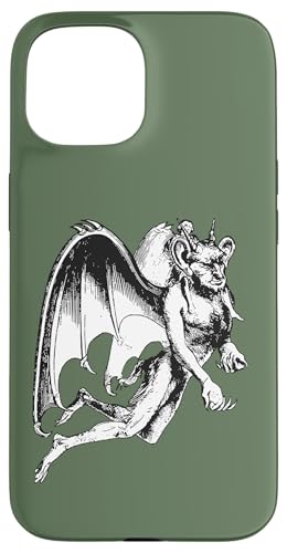 Dämon als Mensch mit riesigen Fledermausflügeln Hülle für iPhone 15 von Inner Devils Gifts And Inner Demons Tees taiche