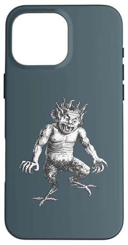 Deumus Ein humanoider Teufel mit Hahnfüßen Hülle für iPhone 16 Pro Max Deumus Ein humanoider Teufel mit Hahnfüßen Hülle für iPhone 16 Pro Max von Inner Devils Gifts And Inner Demons Tees taiche