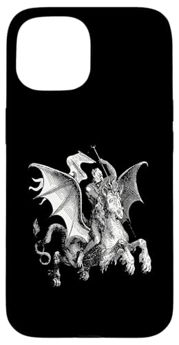 Überragender Dämon zu Pferd mit einer Standard-Vektorgrafik Hülle für iPhone 15 Überragender Dämon zu Pferd mit einer Standard-Vektorgrafik Hülle für iPhone 15 von Inner Devils Gifts And Inner Demons Tees taiche