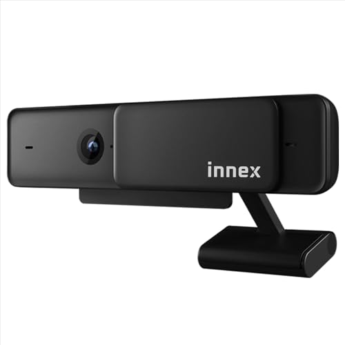Innex C220 Webcam 1080p Mit Mikrofon, 71° Sichtfeld, Geräuschunterdrückung, Low-Light-Korrektur, Abdeckung, Plug & Play für PC, Windows, Mac, Homeoffice, Videoanrufe, Onlinekurse Innex C220 Webcam 1080p Mit Mikrofon, 71° Sichtfeld, Geräuschunterdrückung, Low-Light-Korrektur, Abdeckung, Plug & Play für PC, Windows, Mac, Homeoffice, Videoanrufe, Onlinekurse von Innex
