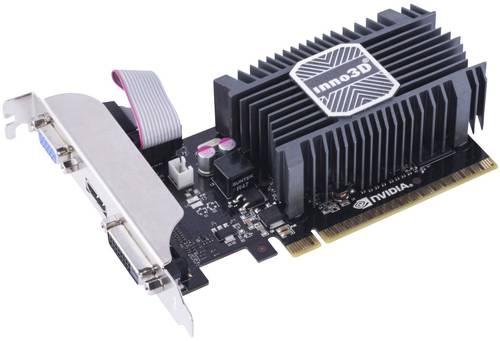 Inno 3D Grafikkarte Nvidia GeForce GT710 2GB GDDR3-RAM PCIe HDMI®, DVI, VGA Passiv gekühlt von Inno 3D
