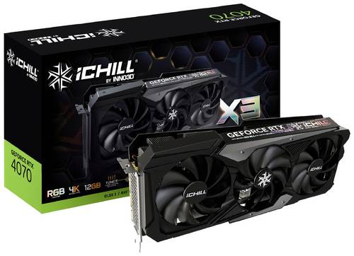 Inno 3D Grafikkarte Nvidia GeForce RTX 4070 12GB GDDR6-RAM PCIe 4.0 x16, HDMI®, DisplayPort von Inno 3D