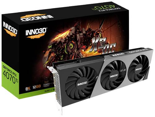 Inno 3D Grafikkarte Nvidia GeForce RTX 4070 Ti 12GB GDDR6X-RAM PCIe 4.0 x16, HDMI®, DisplayPort von Inno 3D