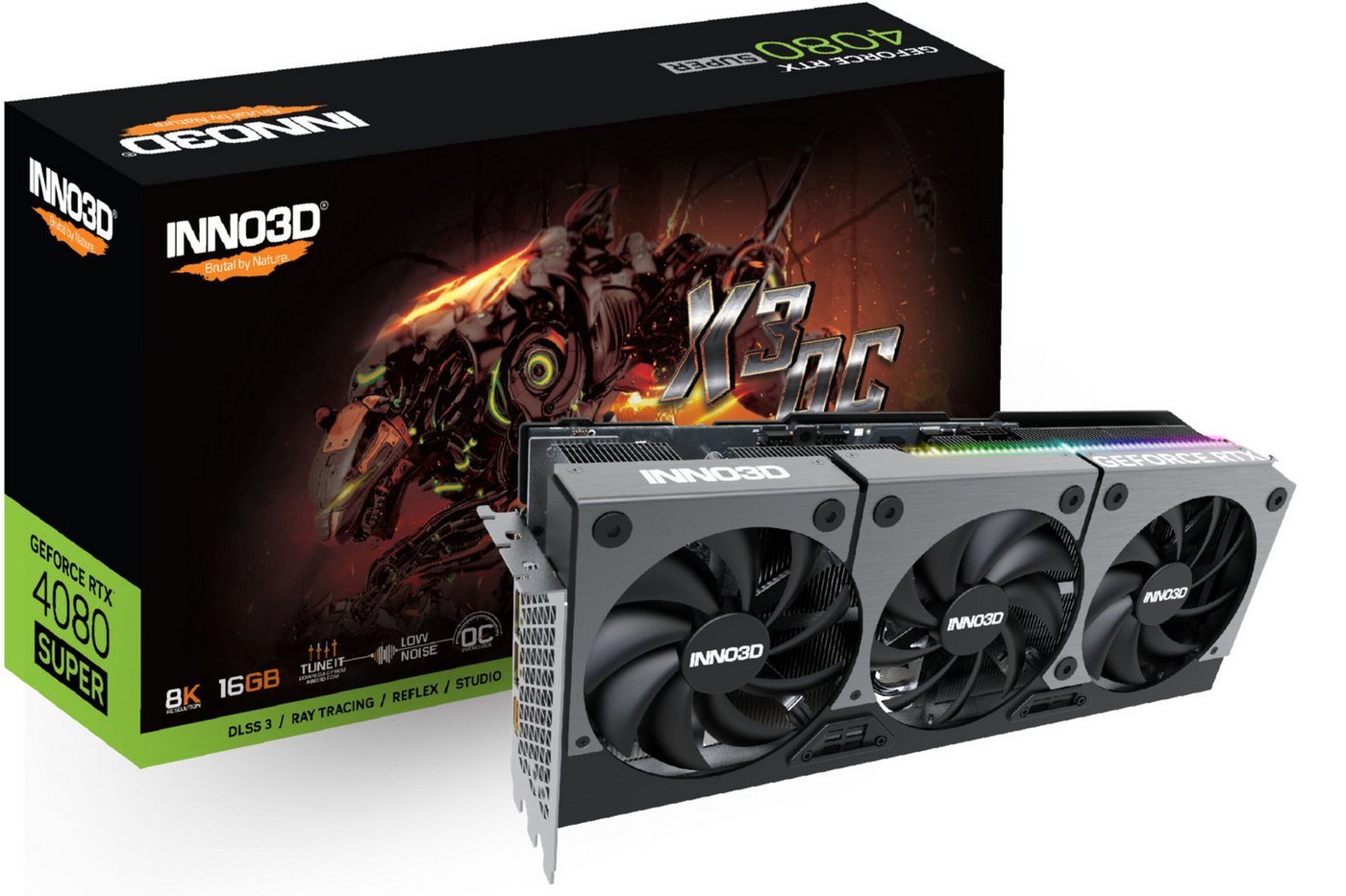 Inno3D GEFORCE RTX 4080 SUPER X3 OC Grafikkarte von Inno3D