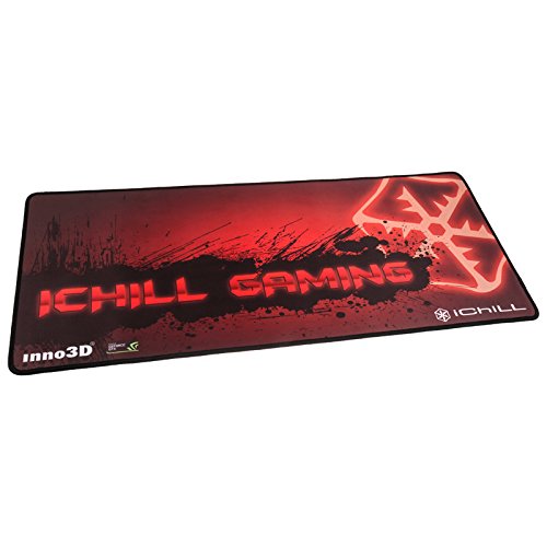 Inno3D iChill Gaming Soft Surface Mauspad - Schwarz/Rot von Inno3D