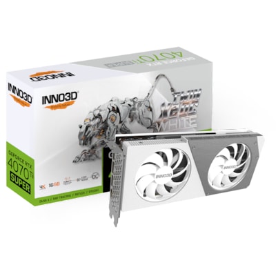 INNO3D GeForce RTX 4070Ti SUPER TWIN X2 OC White 16GB Grafikkarte 3xDP/HDMI von Inno3d