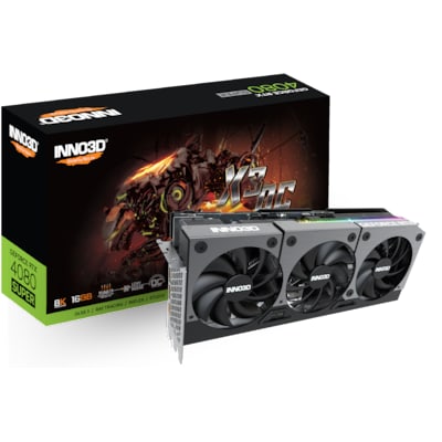 INNO3D GeForce RTX 4080 SUPER X3 OC 16GB Grafikkarte 3xDP/HDMI von Inno3d