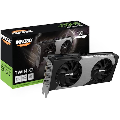 INNO3D GeForce RTX 5060 Ti Twin X2 8GB Grafikkarte DP/HDMI INNO3D GeForce RTX 5060 Ti Twin X2 8GB Grafikkarte DP/HDMI von Inno3d