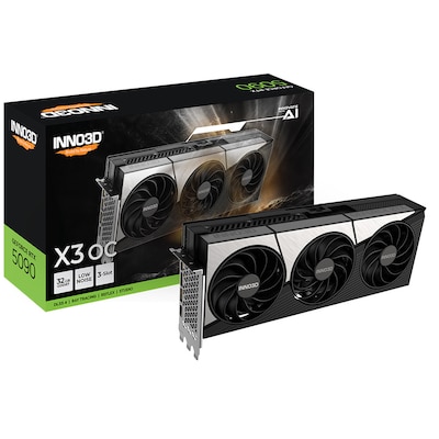 INNO3D GeForce RTX 5090 X3 OC 32GB Grafikkarte DP/HDMI INNO3D GeForce RTX 5090 X3 OC 32GB Grafikkarte DP/HDMI von Inno3d