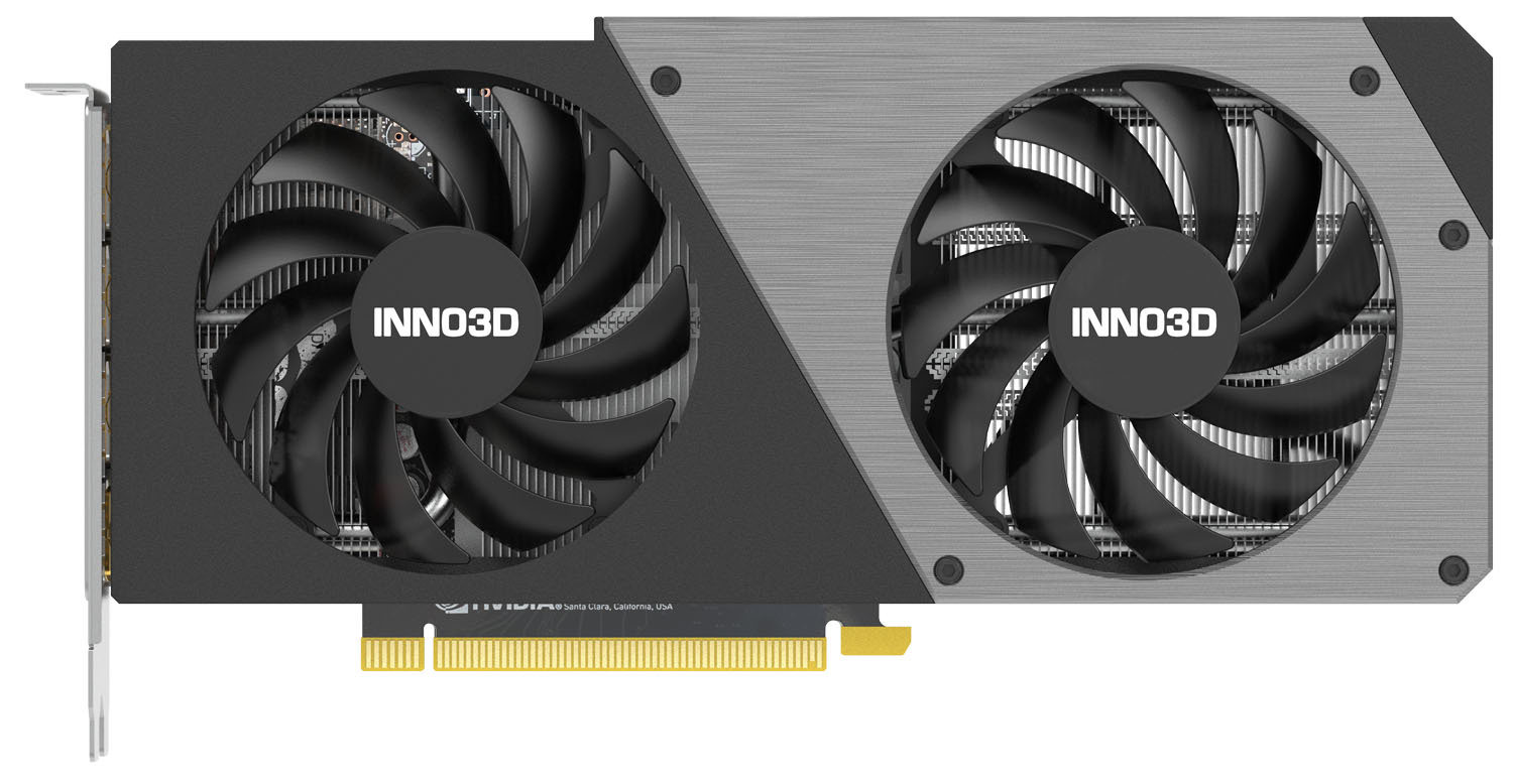 Inno3D Geforce RTX 4060 TI 16 GB Twin X2 Grafikkarte - 16GB GDDR6, 1x HDMI, 3x DP von Inno3d