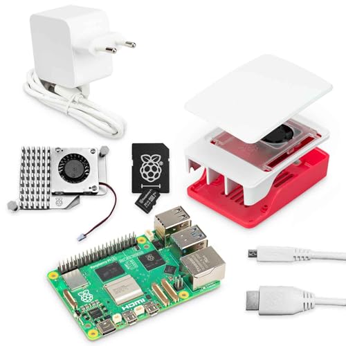 Raspberry Pi 5 Kit 8GB RAM mit hochwertigem original-Zubehör | sofort startklar | Farbe: weiß Raspberry Pi 5 Kit 8GB RAM mit hochwertigem original-Zubehör | sofort startklar | Farbe: weiß von InnoConnect