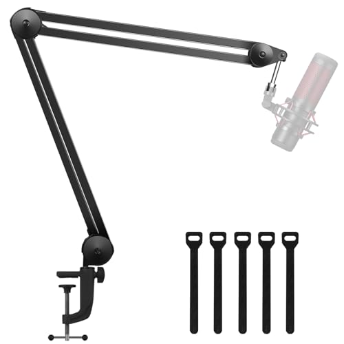 InnoGear Mikrofonarmständer, robuster Mikrofonarm, Mikrofonständer, Aufhängung, Scherenauslegerständer mit Mikrofon-Clip und Kabelbindern für Blue Yeti Snowball Hyper X QuadCast SoloCast Fifine Gaming InnoGear Mikrofonarmständer, robuster Mikrofonarm, Mikrofonständer, Aufhängung, Scherenauslegerständer mit Mikrofon-Clip und Kabelbindern für Blue Yeti Snowball Hyper X QuadCast SoloCast Fifine Gaming von InnoGear