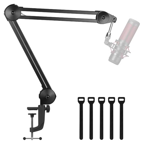 SNUNGPHIR InnoGear Microphone Arm Stand, Heavy Duty Mic Arm Microphone Stand Suspension Scissor Boom Stands with Mic Clip and Cable von InnoGear