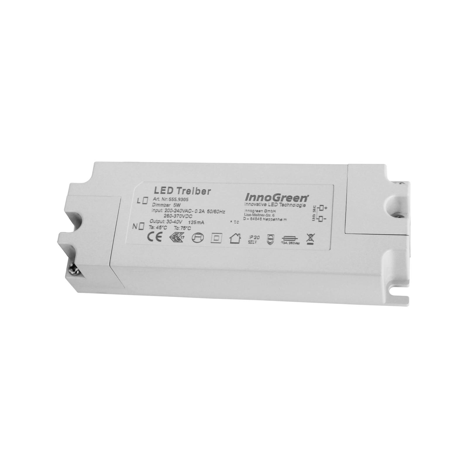 InnoGreen LED-Treiber 220-240 V(AC/DC) dimmbar 5W von InnoGreen