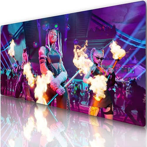 Innovatc Melody Maverick & Nightlife Fortnite Legends Erweitertes Mauspad – 900 x 400 mm, wasserdichte Oberfläche, rutschfeste Gummibasis Innovatc Melody Maverick & Nightlife Fortnite Legends Erweitertes Mauspad – 900 x 400 mm, wasserdichte Oberfläche, rutschfeste Gummibasis von Innovatc