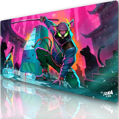 Innovatc Meowscles Fortnite Legends Erweitertes Mauspad – 900 x 400 mm, wasserdichte Oberfläche, rutschfeste Gummibasis Innovatc Meowscles Fortnite Legends Erweitertes Mauspad – 900 x 400 mm, wasserdichte Oberfläche, rutschfeste Gummibasis von Innovatc