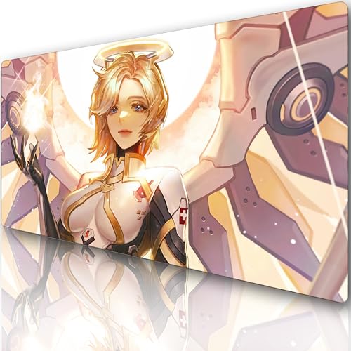 Innovatc Mercy Overwatch Gaming-Mauspad Pro – 800 x 400 x 3 mm, hochpräzise, wasserdicht & stabil, für FPS & Sport Innovatc Mercy Overwatch Gaming-Mauspad Pro – 800 x 400 x 3 mm, hochpräzise, wasserdicht & stabil, für FPS & Sport von Innovatc
