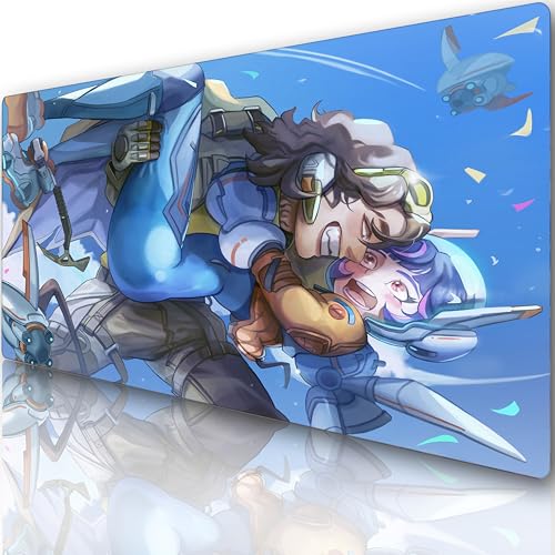 Innovatc Overwatch Lucio & D.Va Gaming-Mauspad – erweitertes Format 800 x 400 x 3 mm, glatte Oberfläche, wasserdicht, rutschfeste Unterseite, für Gamer & Büro Innovatc Overwatch Lucio & D.Va Gaming-Mauspad – erweitertes Format 800 x 400 x 3 mm, glatte Oberfläche, wasserdicht, rutschfeste Unterseite, für Gamer & Büro von Innovatc