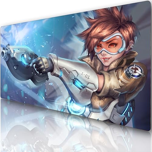 Innovatc Overwatch Tracer Gaming-Mauspad – erweitertes Format 800 x 400 x 3 mm, glatte Oberfläche, wasserdicht, rutschfeste Unterseite, für Gamer & Büro Innovatc Overwatch Tracer Gaming-Mauspad – erweitertes Format 800 x 400 x 3 mm, glatte Oberfläche, wasserdicht, rutschfeste Unterseite, für Gamer & Büro von Innovatc
