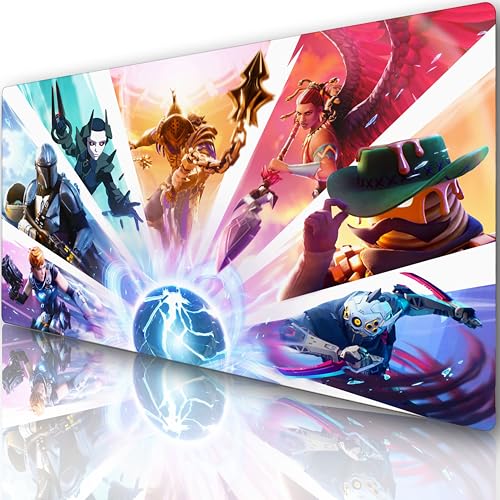 Innovatc The Mandalorian & Lexa Fortnite Victory Royale Mauspad – 900 x 400 mm, episches Design, glatte Oberfläche, ideal für Büro oder Gaming Innovatc The Mandalorian & Lexa Fortnite Victory Royale Mauspad – 900 x 400 mm, episches Design, glatte Oberfläche, ideal für Büro oder Gaming von Innovatc
