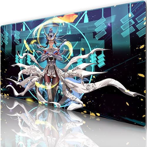 Overwatch Erweitertes Gaming-Mauspad –Kiriko 900 x 400 mm großes Mauspad mit rutschfester Gummibasis, glatter Oberfläche und strapazierfähigen Nähten für Spieler und Designer Overwatch Erweitertes Gaming-Mauspad –Kiriko 900 x 400 mm großes Mauspad mit rutschfester Gummibasis, glatter Oberfläche und strapazierfähigen Nähten für Spieler und Designer von Innovatc