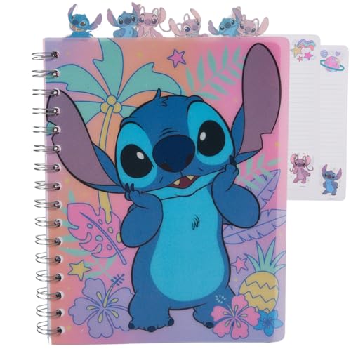 Innovative Designs Disney Lilo and Stitch Tab Journal Notebook, Spiral Bound, 96 Lined Pages, 8 x 7 inches, Purple Innovative Designs Disney Lilo and Stitch Tab Journal Notebook, Spiral Bound, 96 Lined Pages, 8 x 7 inches, Purple von Innovative Designs