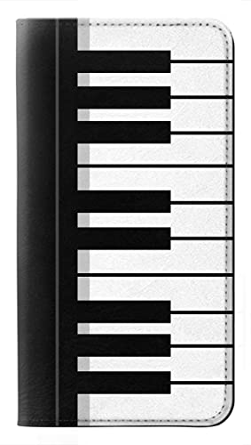 Black and White Piano Keyboard Flip Hülle Tasche Klappetui für Samsung Galaxy S24 von Innovedesire