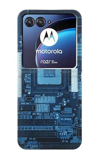 CPU Motherboard Flip Hülle Tasche Klappetui für Motorola Razr 40 Ultra von Innovedesire