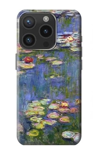 Claude Monet Water Lilies Hülle Schutzhülle Taschen für iPhone 15 Pro von Innovedesire