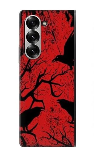 Crow Black Blood Tree Hülle Schutzhülle Taschen für Samsung Galaxy Z Fold 6 Crow Black Blood Tree Hülle Schutzhülle Taschen für Samsung Galaxy Z Fold 6 von Innovedesire