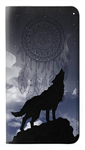 Dream Catcher Wolf Howling Flip Hülle Tasche Klappetui für Samsung Galaxy A36 von Innovedesire