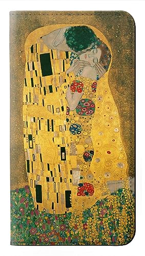 Gustav Klimt The Kiss Flip Hülle Tasche Klappetui für iPhone 15 Pro von Innovedesire