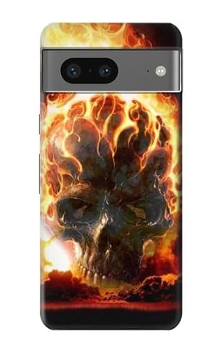 Hell Fire Skull Hülle Schutzhülle Taschen für Google Pixel 7a von Innovedesire