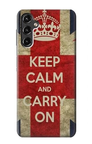 Innovedesire Keep Calm and Carry On Hülle für Samsung Galaxy A14 5G von Innovedesire