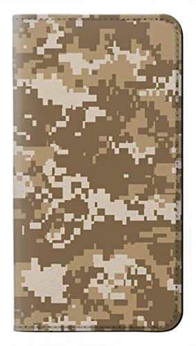 Innovedesire Klappetui für Samsung Galaxy A54 5G, PU-Leder, Motiv Army Desert Tan Coyote Camouflage von Innovedesire
