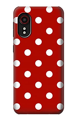 Innovedesire Red Polka Dots Hülle Schutzhülle Taschen für Samsung Galaxy Xcover 5 von jjphonecase