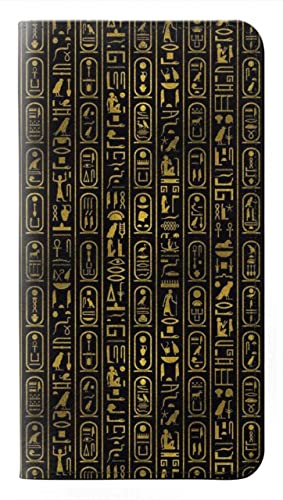 Innovedesire Schutzhülle für Samsung Galaxy A14 5G, Kunstleder, Hieroglyphen-Design von Innovedesire