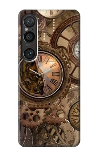 Compass Clock Gage Steampunk Hülle Schutzhülle Taschen für Sony Xperia 1 VI von Innovedesire