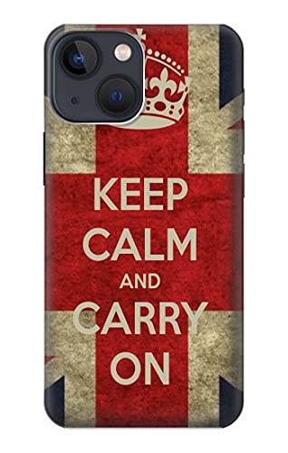 Keep Calm and Carry On Hülle Schutzhülle Taschen für iPhone 13 von Innovedesire